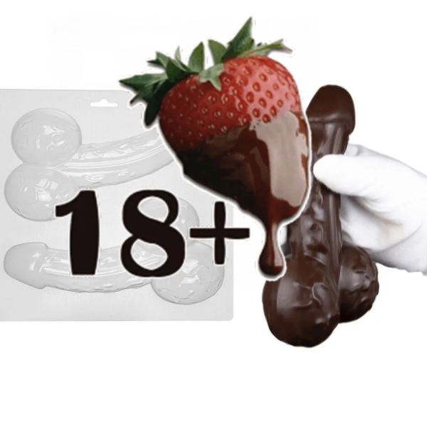 „18 +” Formă/ matriță pentru decor Ciocolată