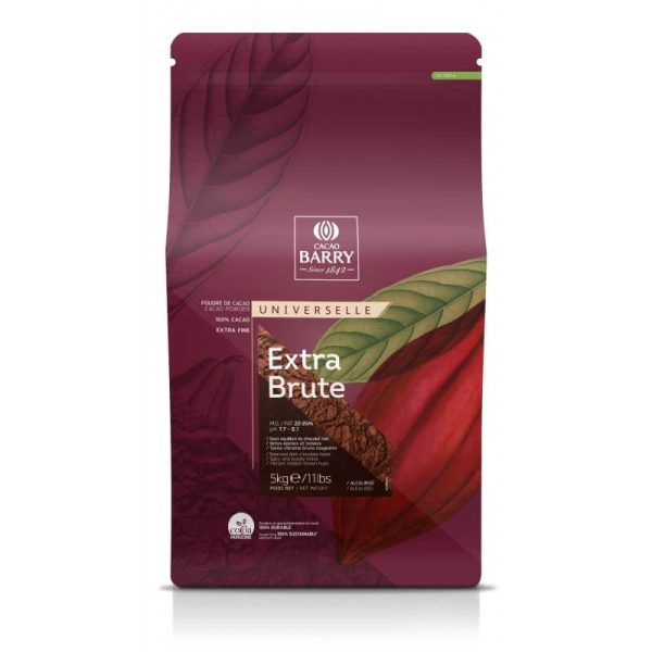 Cacao alcalinizată Callebaut, EXTRA BRUTE 22-24%, 5kg