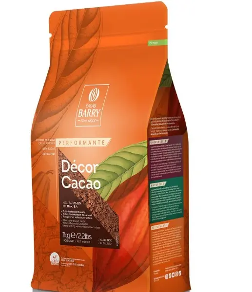 Cacao alcalinizată Cacao Barry, Decor Cacao 20-22%, 1kg