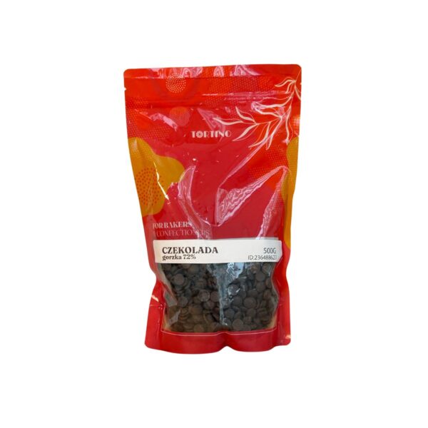Ciocolată neagră belgiană 72% - 500 g