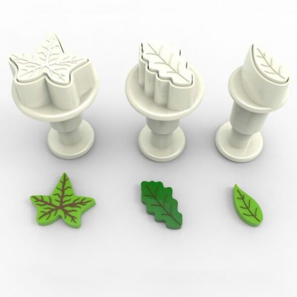 Set decupator frunzulițe pentru decor, 3 buc
