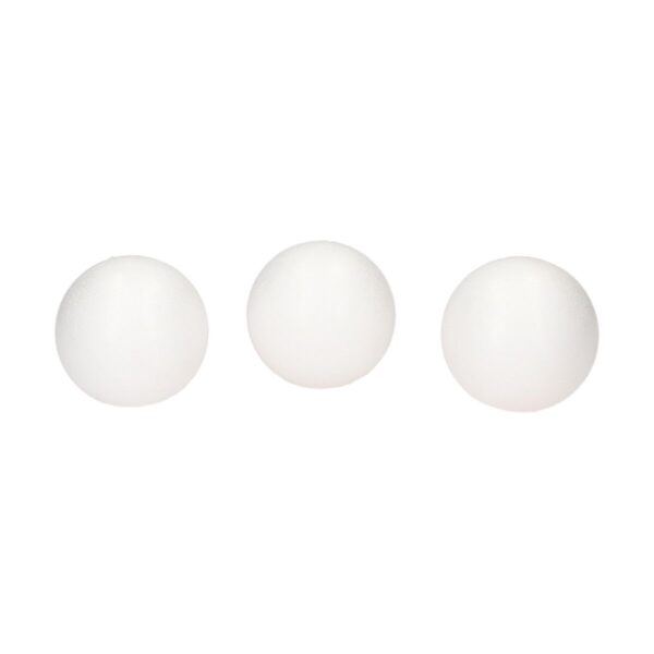 Set Sfere din polistiren, 5 cm diametru, 3 buc