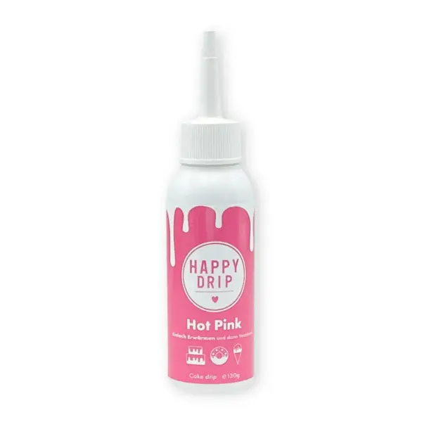 Glazură Drip colorată, Roz, Hot Pink, 130g