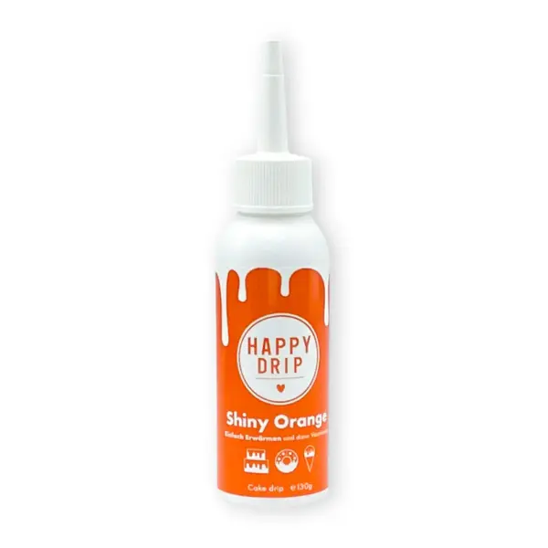 Glazură Drip colorată, portocaliu, Shiny Orange, 130g