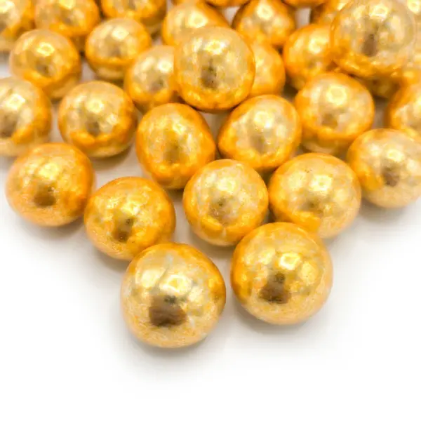 Perle decorative "Vintage Gold Choco XXL " – fără E171, 130g