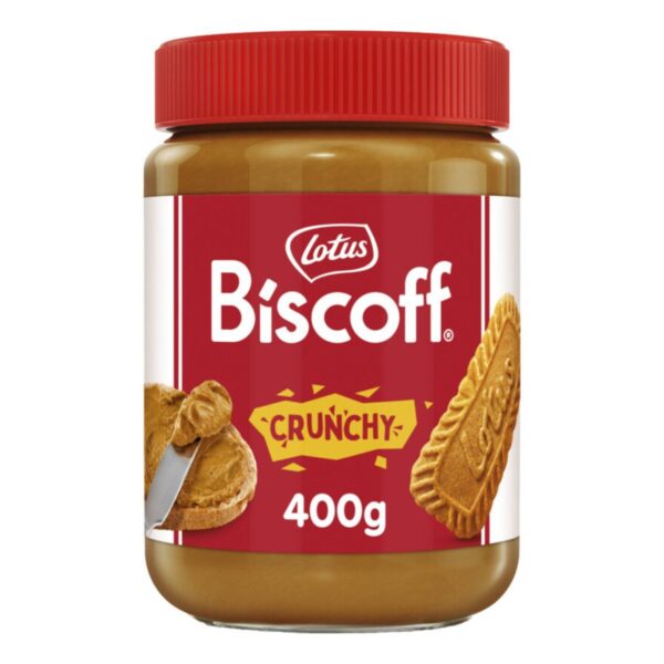 Lotus Biscoff cremă Speculoos, crocantă, 400g