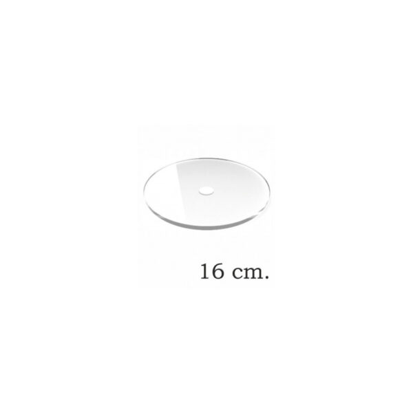 Suport pentru tort etajat, Disc din Plexiglas 16 cm – Cake Decor