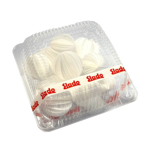 Slado – Decor de vafă – Sfere albe  – 9buc