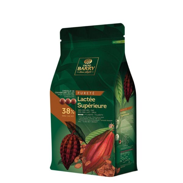 Ciocolată cu lapte, LACTÉE SUPÉRIEURE, 38%, 5 kg, CACAO BARRY