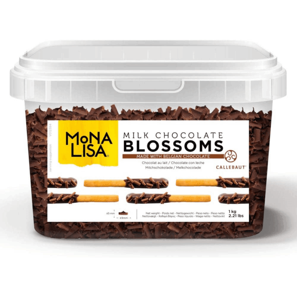 Ciocolată cu Lapte, Decorațiuni, Blossom, 29.6%, Mona Lisa, 1 kg