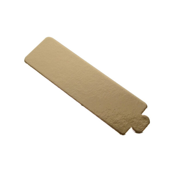 Baza Carton Prezentare Monoportii, Model Dreptunghiular Auriu, 14 x 4 cm, Set 200 Buc