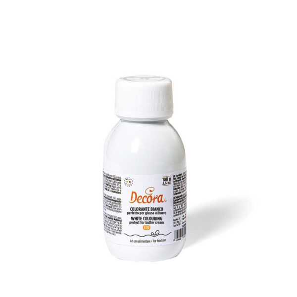 Colorant Alimentar Gel, Alb fara E171, 100 gr
