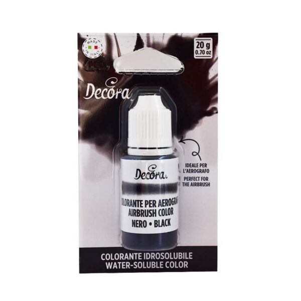 Colorant Alimentar Lichid Hidrosolubil Negru 20 gr
