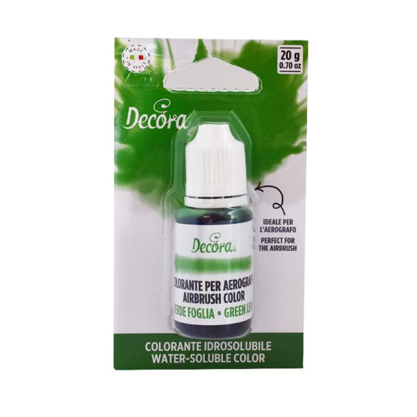 Colorant Alimentar Lichid Hidrosolubil Verde Frunza 20 gr