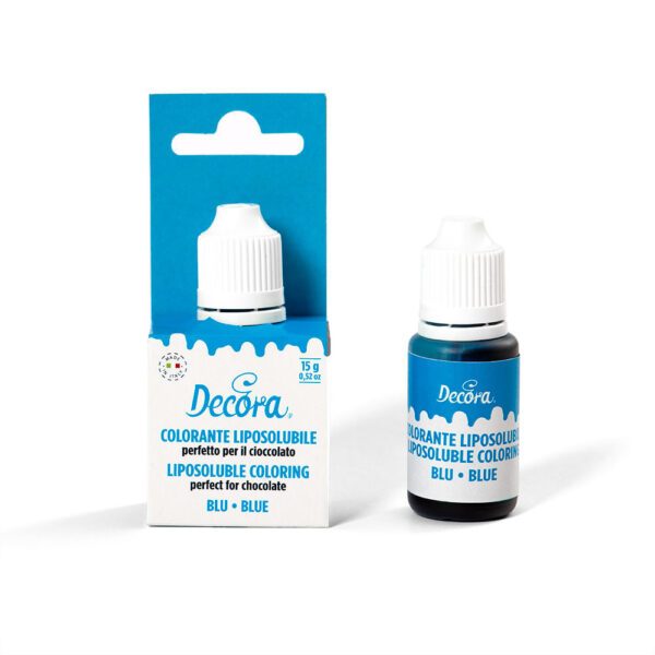 Colorant Alimentar Lichid Liposolubil, Albastru, 15 gr
