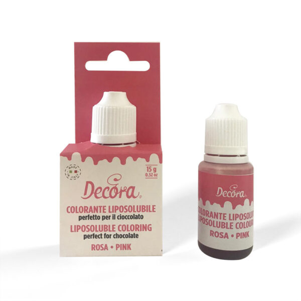 Colorant Alimentar Lichid Liposolubil, Roz, 15 gr