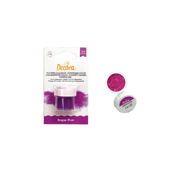 Colorant Alimentar Pudra Mov Pruna Perlata, Extractie Naturala, 3gr