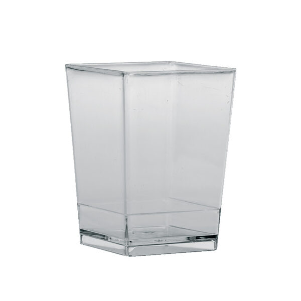 Pahare Cube 120 ml, 5 x 5 x H 7 cm, Set 100 Buc