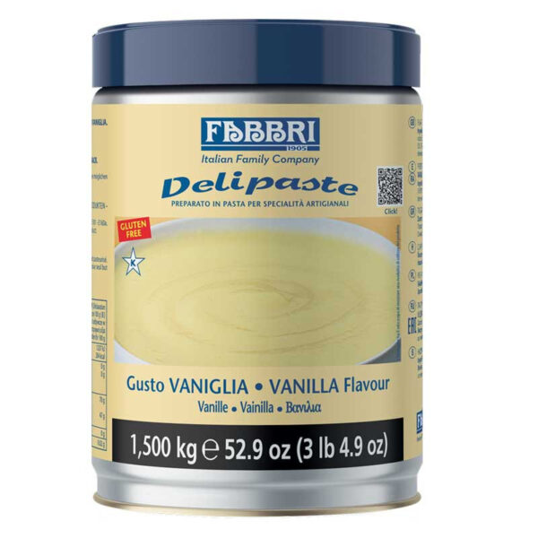 Pasta Vanilie Fabbri Delipaste, 1.5 kg