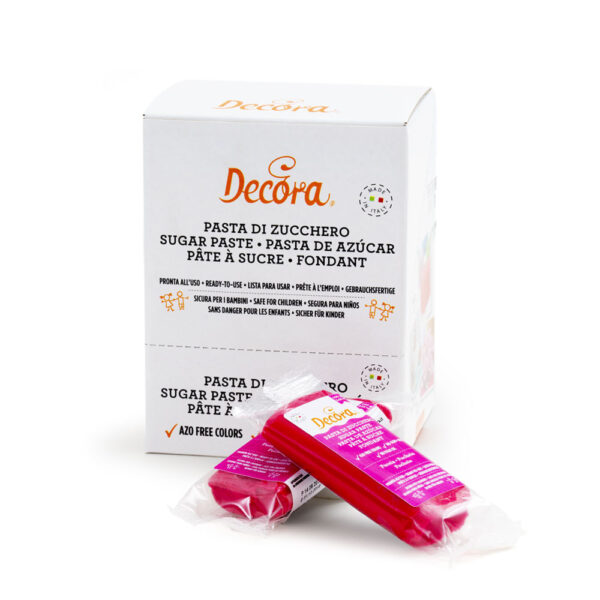 Pasta Zahar Premium Acoperire si Decoruri Fucsia, 100 gr