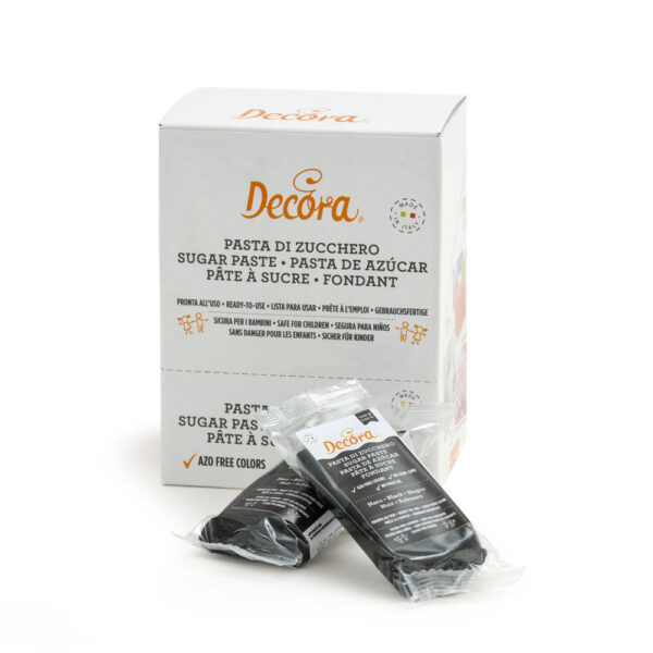 Pasta Zahar Premium Acoperire si Decoruri Negru, 100 gr