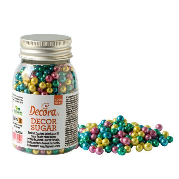 Perle Zahar ColorMix Metalizat Ø 5 mm, 100 gr