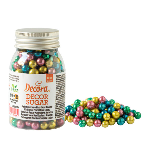 Perle Zahar ColorMix Metalizat Ø 7 mm, 100 gr