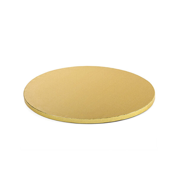 Platou Tort Rotund Auriu Satinat, Ø 30 x H 1.2 cm